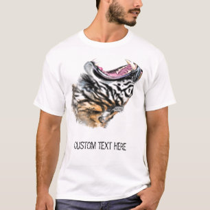 Dibujo de camiseta tigre - Su texto