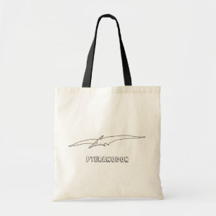 Dibujo de dinosaurios - Pteranodon, bolsas de tote