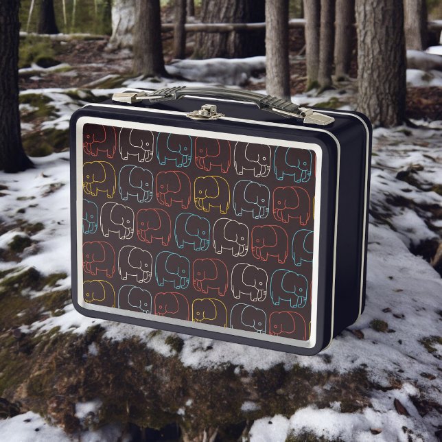 Dibujo de elefantes (Lunchbox )