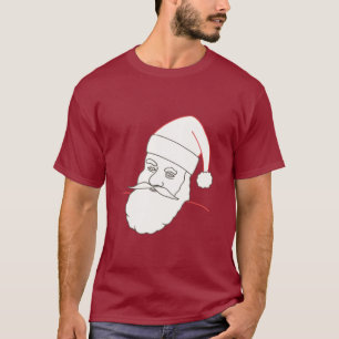 Dibujo de esquema, Santa Claus camisetas