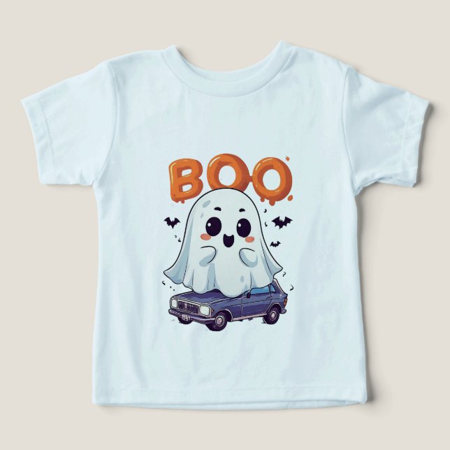 Dibujo de Fantasma de Halloween para Niños 👻 (Diseño delantero )