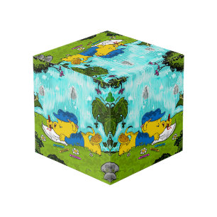 Dibujo de Ferald por el cubo de la cascada