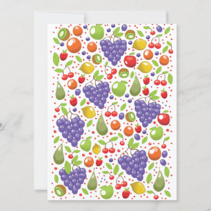 Dibujo de frutas lindas