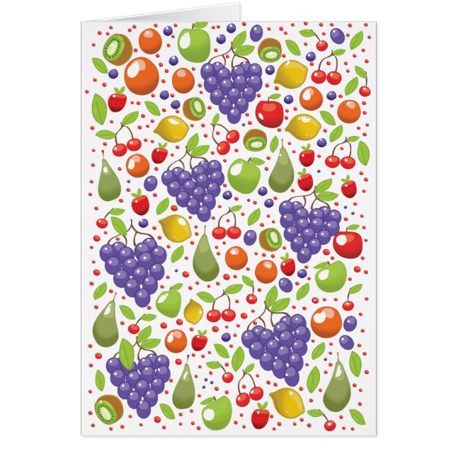 Dibujo de frutas lindas (Frente)