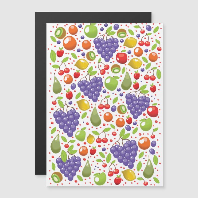 Dibujo de frutas lindas (Anverso/Reverso)