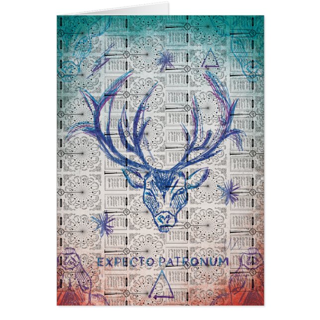 Dibujo de Harry Potter | EXPECTO PATRONUM™ Ciervo (Frente)