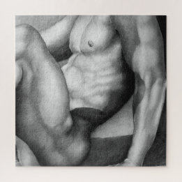 Dibujo de Jigsaw Puzzle 20x20 Art Masculino Bodybu