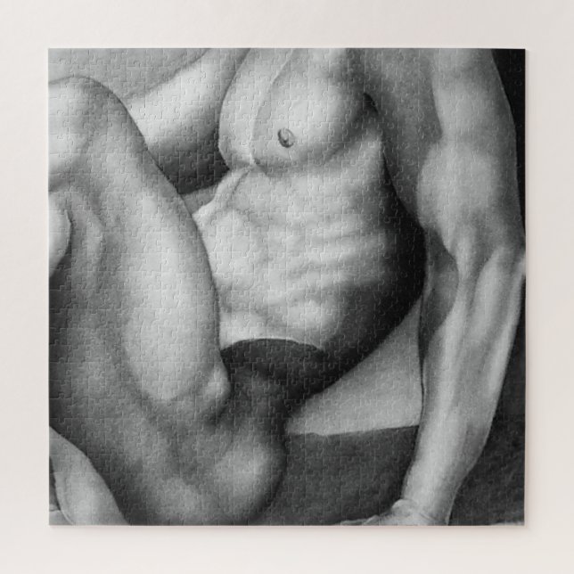 Dibujo de Jigsaw Puzzle 20x20 Art Masculino Bodybu (Vertical)
