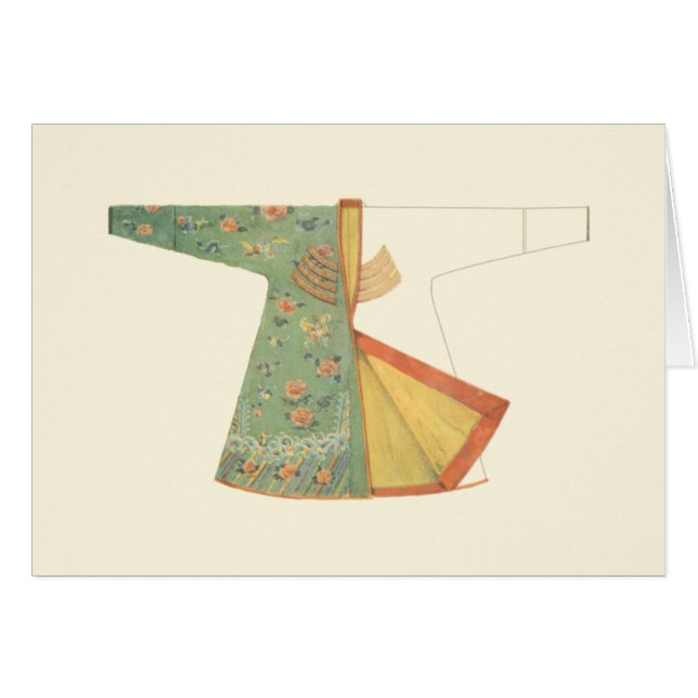 Dibujo de Kimono semiacabado (Anverso (Horizontal))