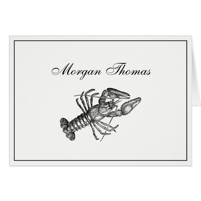 Dibujo de la langosta #1 (Anverso (Horizontal))