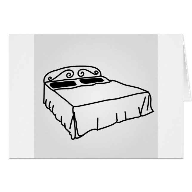 Dibujo de los muebles del dormitorio (Anverso (Horizontal))