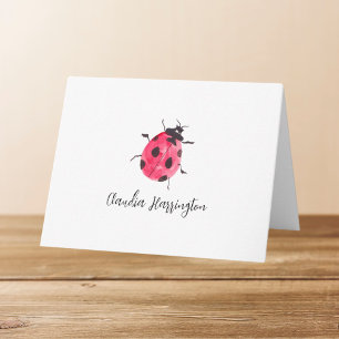 Dibujo de mariquita en acuarela adorable Arte de l