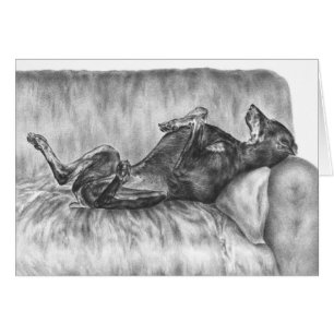 Dibujo de perro de Doberman Pinscher por Kelli Swa
