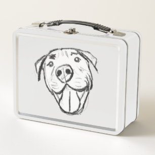 dibujo de pitbull simple amantes de perros blanco 