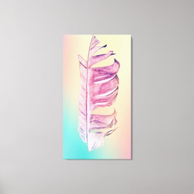 Dibujo de plumas ilustracion original de arte fino (Anverso)