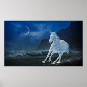Dibujo de Poster de impresión de fantasma de cabal
