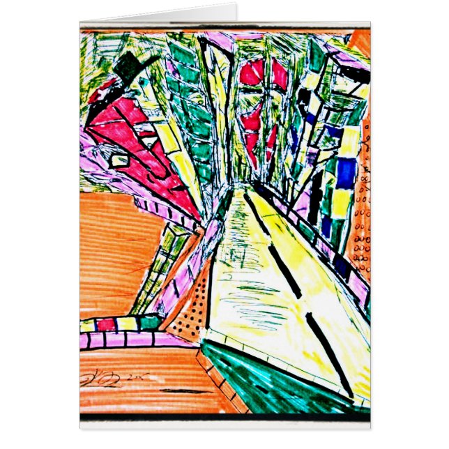 dibujo de punto de fuga (Frente)