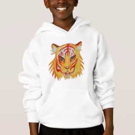 Dibujo de tigre de zanja para niños