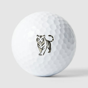 Dibujo de tigres de marcha - Diseño de bolas de go