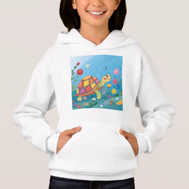 Dibujo de tortuga bebé (Anverso)
