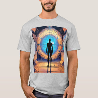 Dibujo de una silueta corporal con camisetas