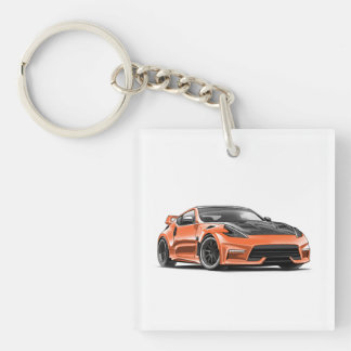 dibujo del 370z en llavero para entusiastas de aut