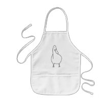 Dibujo del arte del esquema, delantales del