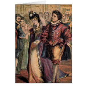 Dibujo del vintage: Cenicienta y el príncipe