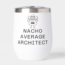 Dibujo Divertido de Arquitecto con Bigote Adorable