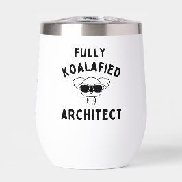 Dibujo divertido de koala totalmente arquitecto ge