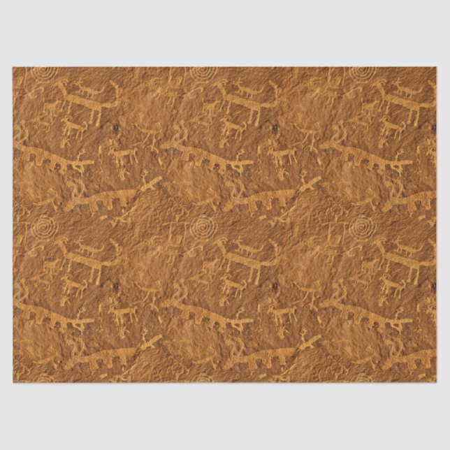 Dibujo en cueva Tejido o Papel de desacoplamiento (Anverso)