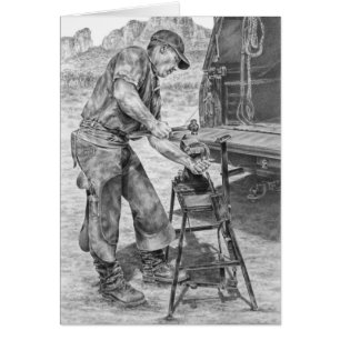 Dibujo Farrier/Blacksmith de Kelli Swan