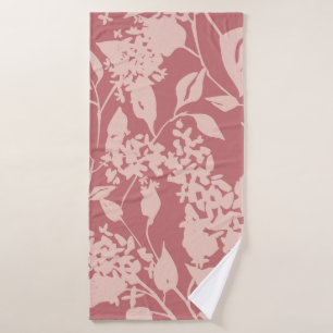 Dibujo floral sencillo. Silhouettes de lila florec