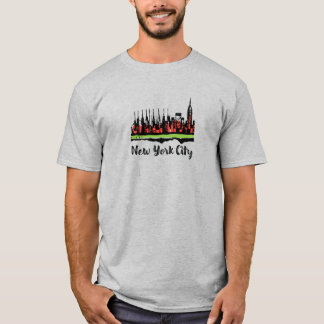 Dibujo/ilustracion de camisetas de la ciudad de Nu