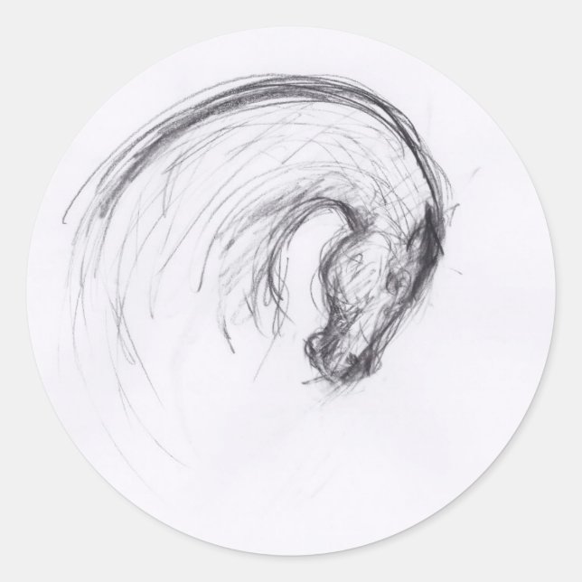 Dibujo original 2 Pegatina de zodiaco de año de ca (Anverso)