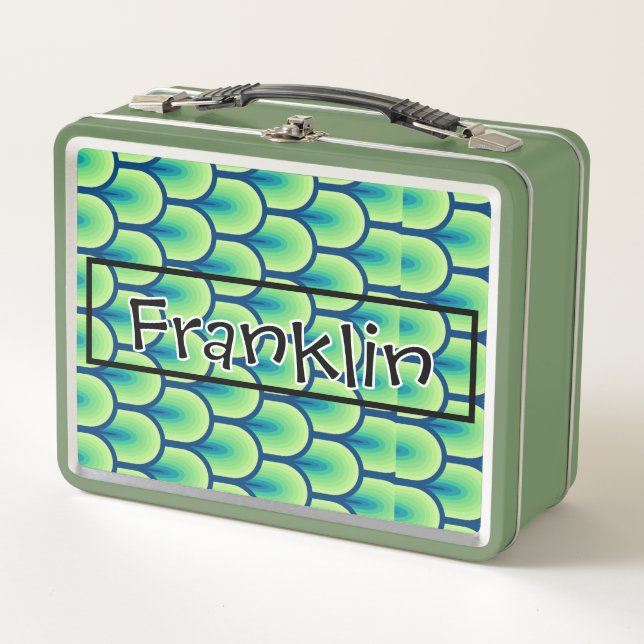 Dibujo retro I Nombre personalizado (Anverso)