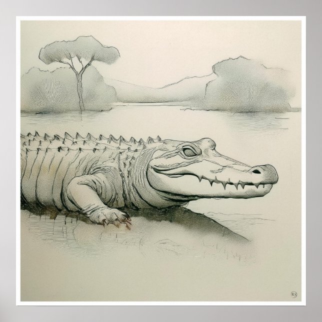 Dibujo salado - Impresión artística (Frente)