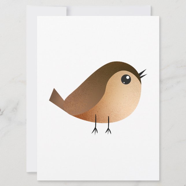Dibujos animados del pájaro gorrión (Anverso)