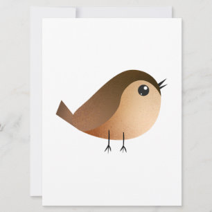 Dibujos animados del pájaro gorrión