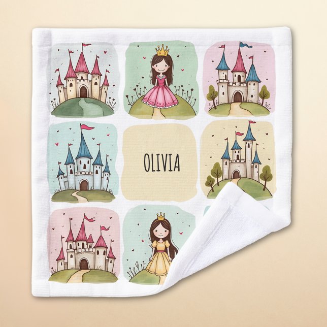 Dibujos de castillo de cuento de hadas y princesa  (Subido por el creador)