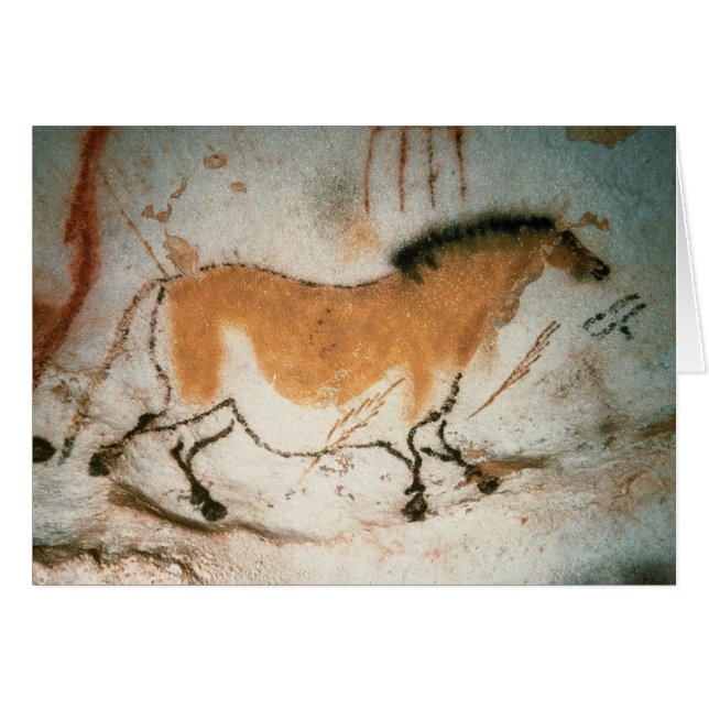 Dibujos de cueva Lascaux Prehistórico francés (Anverso (Horizontal))