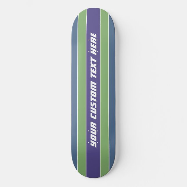 Dibujos de skateboard de texto de personalizado de (Anverso)