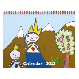Dibujos para niños Calendario 2012