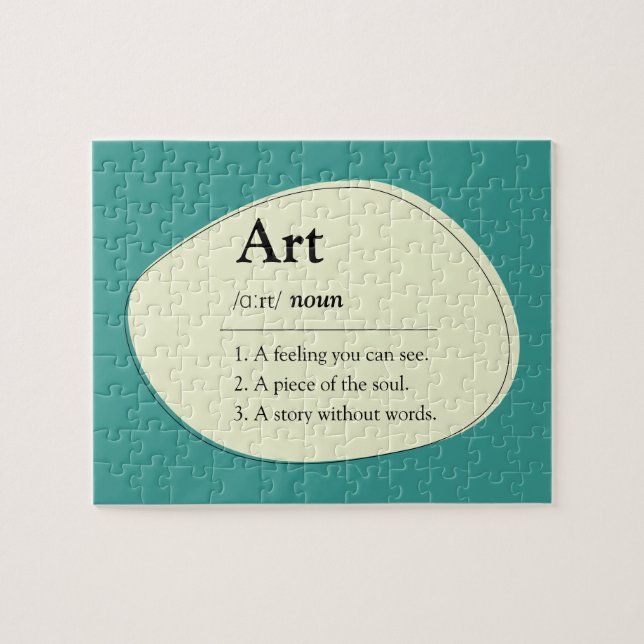 Diccionario Personalizado de Arte Rompecabezas (Horizontal)