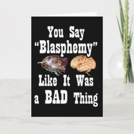 Dicen Blasfemia Como si fuera una MALA tarjeta