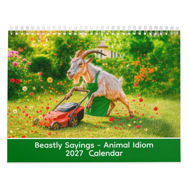 Dichos Bestiales – Calendario de Modismos Animales (Tapa)