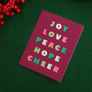Dichos de Navidad con tipografía moderna y negrita