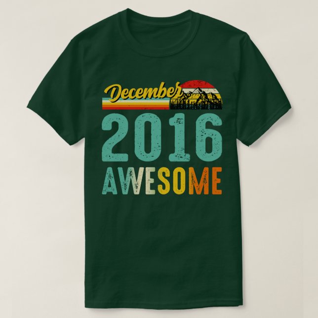 Diciembre de 2016 Nacimiento de la camiseta de reg (Diseño del anverso)