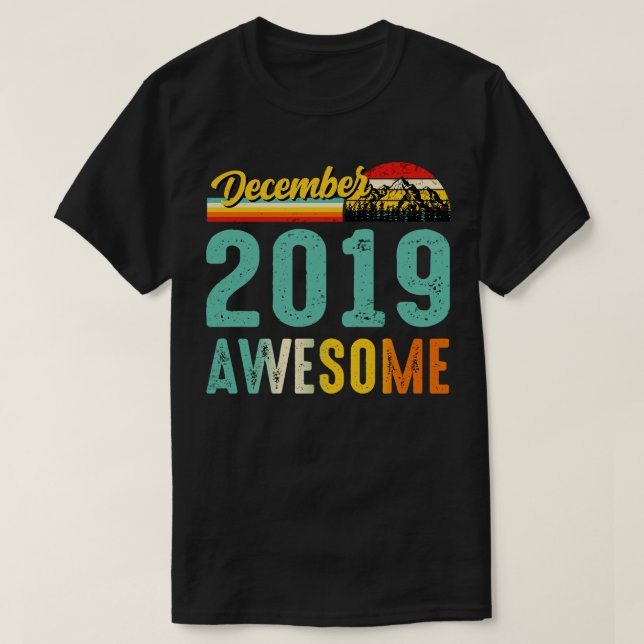Diciembre de 2019 Nacimiento de la camiseta de reg (Diseño del anverso)