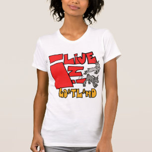 Diciendo divertida sobre la camiseta de Casual Sco